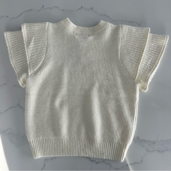 Design History Ruffle Flounce Sweater Vest Top - NWT - Size S - Picture 6 of 6